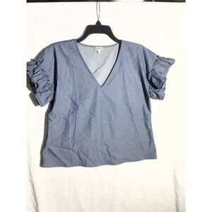 daniel cremieux womens short sleeve pull over top